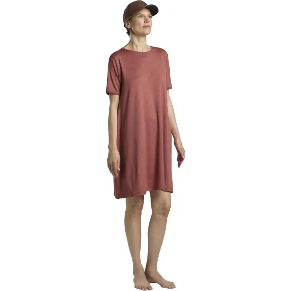 Jack Wolfskin TRAVEL DRESS Dámske cestovné šaty, červená, veľkosť