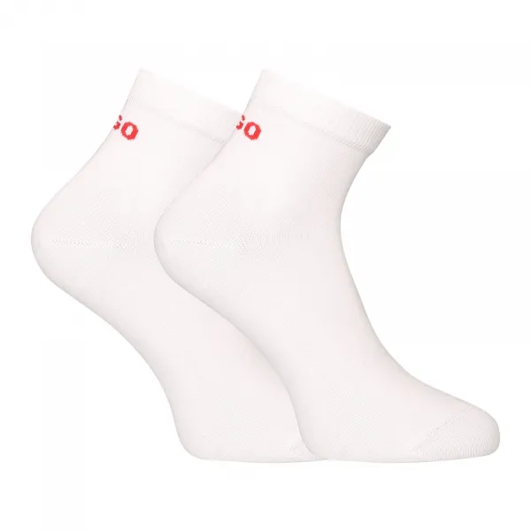 2PACK ponožky HUGO členkové biele (50516396 100) M
