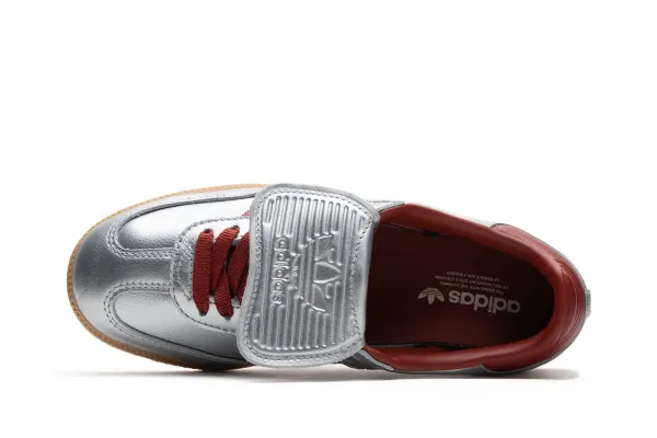 adidas Samba LT W "Silver Metallic Preloved Ruby" (JH5707)