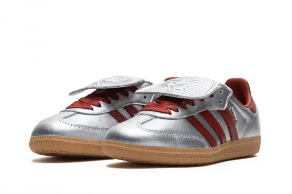 adidas Samba LT W "Silver Metallic Preloved Ruby" (JH5707)
