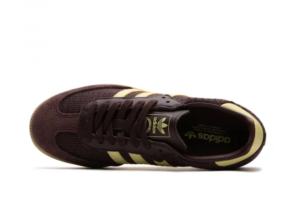 adidas Samba OG W "Shadow Brown Powder Yellow" (JR8167)