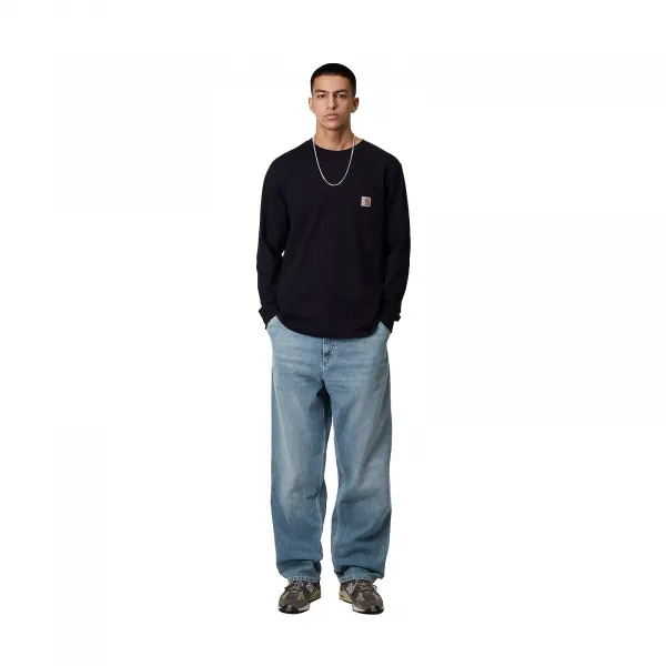 Carhartt WIP Simple Pant "Blue Light True Washed" (I022947-01ZO)