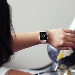 Tech-Protect Milanese remienok na Apple Watch 38/40/41mm, starlight
