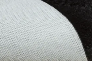 Kúpeľňový koberček SUPREME STONES kamienky, čierny kruh