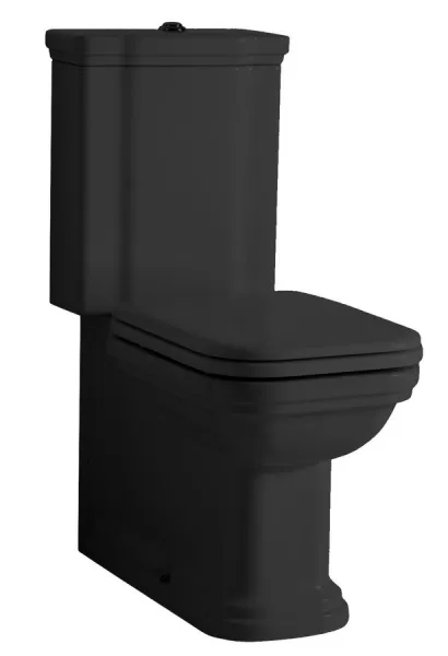 KERASAN - WALDORF nádržka k WC kombi, čierna mat 418131