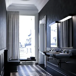 KERASAN - WALDORF nádržka k WC kombi, čierna mat 418131