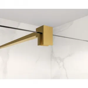 HOPA - Walk-in sprchovací kút LAGOS NEW - Farba rámu - Zlatá, Rozmer A - 80 cm BCLAGO80BGCN