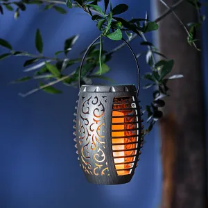 Weltbild LED Pochodeň Flame stříbrná, 2 ks