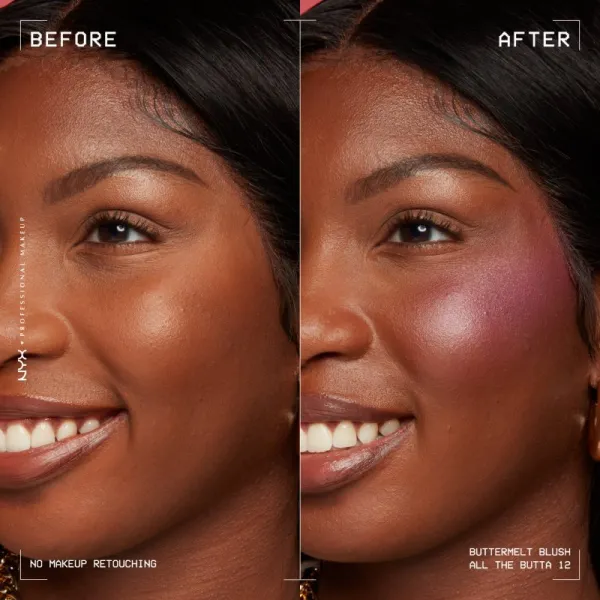 NYX Professional Makeup Buttermelt Blush púdrová lícenka odtieň 12 All The Butta 5 g