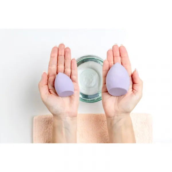 Notino Super Soft Make-Up Sponge precízna hubka na make-up Lavender 1 ks