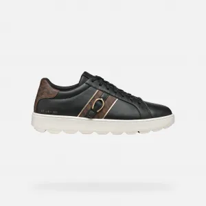 Black women's sneakers Geox Spherica Ecub-1 - Women's