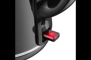 Rýchlovarná kanvica Tefal Thermo Protect XL KO1908E0 Nerezová/Čierna