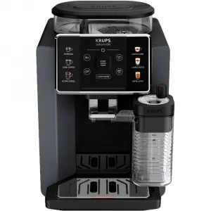 Automatický kávovar KRUPS Sensation Milk EA912B10 Sivý/Čierny