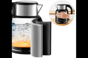 Rýchlovarná kanvica Tefal Thermo Protect XL KO1908E0 Nerezová/Čierna