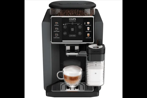 Automatický kávovar KRUPS Sensation Milk EA912B10 Sivý/Čierny