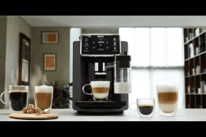 Automatický kávovar KRUPS Sensation Milk EA912B10 Sivý/Čierny