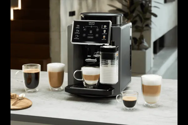 Automatický kávovar KRUPS Sensation Milk EA912B10 Sivý/Čierny