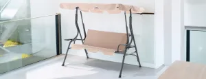Chomik Záhradná hojdačka SWAY | tmavobéžová