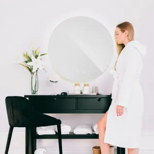 Tutumi Kulaté nástěnné zrcadlo s LED osvětlením HZJ 50 cm
