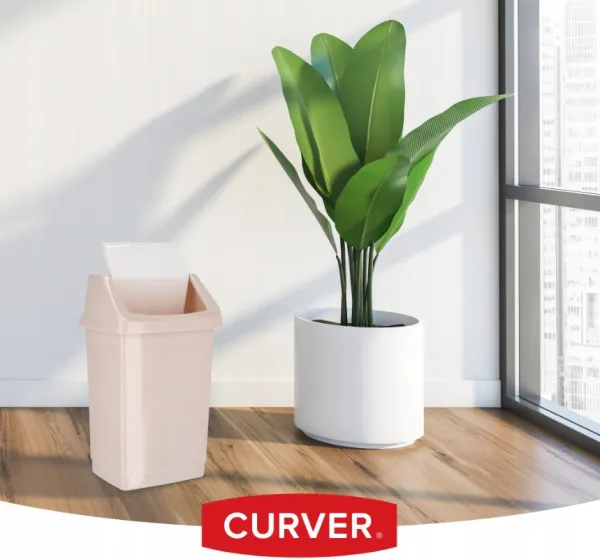 CURVER Odpadkový kôš CLICK-IT 9l | béžová