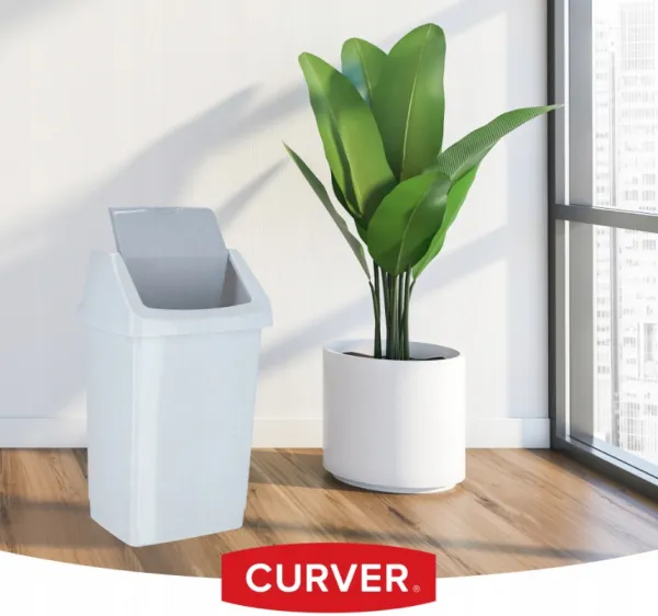 CURVER Odpadkový kôš CLICK-IT 15l | sivá