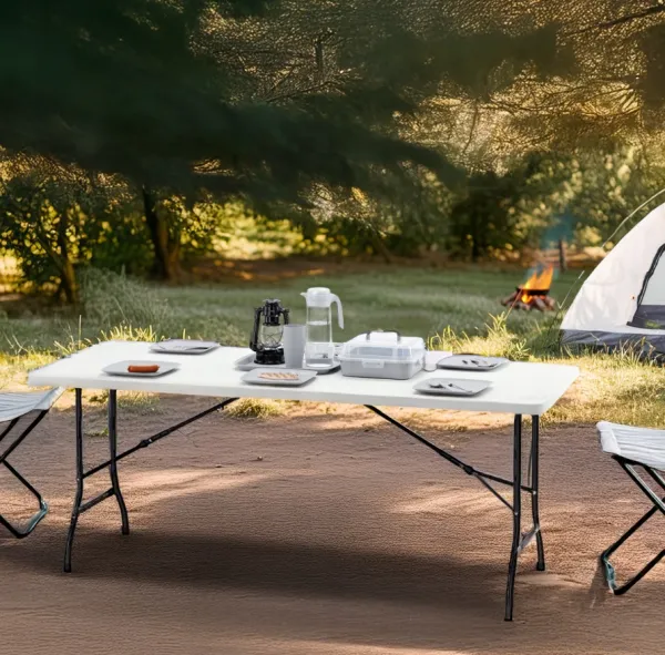 Chomik Záhradný stôl SLEEK | biela 240 cm