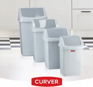 CURVER Odpadkový kôš CLICK-IT 15l | sivá