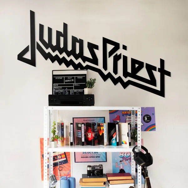 Metalové logo na stenu - Judas Priest