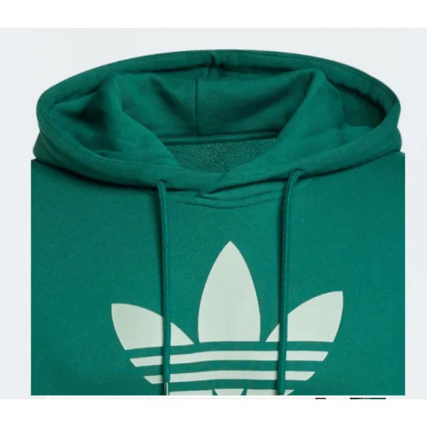 Pánska mikina s kapucňou ADIDAS ORIGINALS TREFOIL HOODY-CGREEN