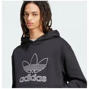 Pánska mikina s kapucňou ADIDAS ORIGINALS OUTL TREF HDY-BLACK
