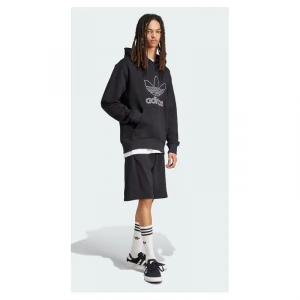 Pánska mikina s kapucňou ADIDAS ORIGINALS OUTL TREF HDY-BLACK
