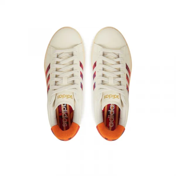 Dámska rekreačná obuv ADIDAS Grand Court 2.0 W cream white warm vanilla gold metallic