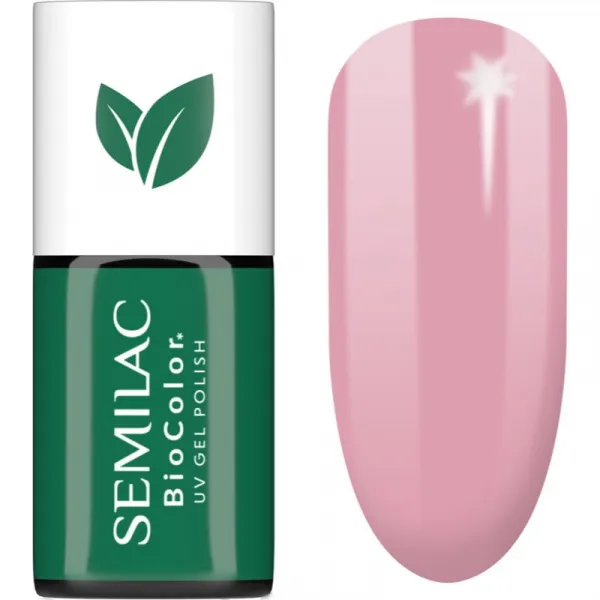 Semilac UV Hybrid BioColor gélový lak na nechty s použitím UV/LED lampy odtieň 713 Pink Wildflowers 7 ml