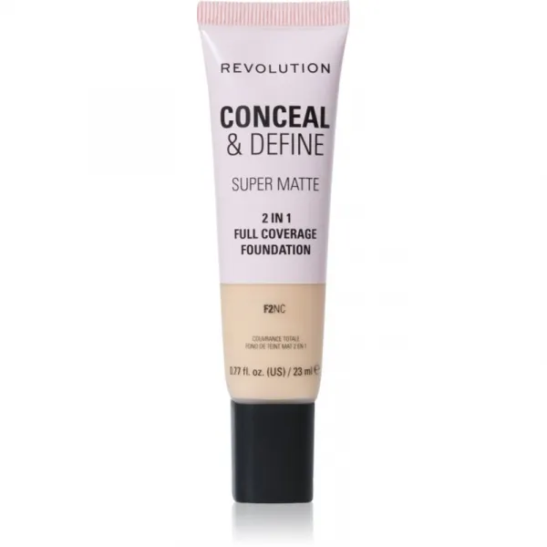 Revolution Conceal & Define zmatňujúci make-up odtieň F2NC 23 ml