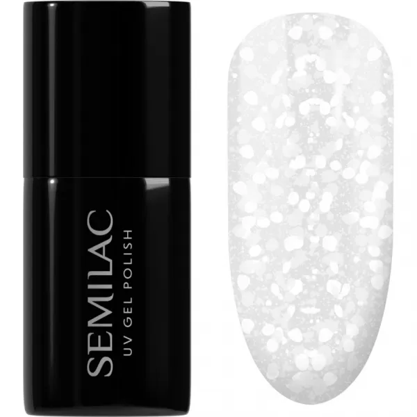 Semilac UV Hybrid Crushed_ICE gélový lak na nechty s použitím UV/LED lampy odtieň 490 Ice Crushed 7 ml
