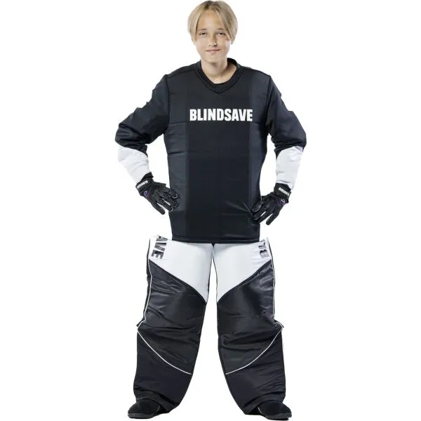 BLINDSAVE PANTS JUNIOR Juniorské brankárske nohavice, čierna, veľkosť