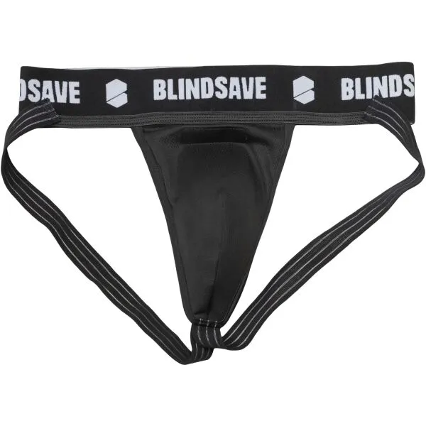 BLINDSAVE JOCKSTRAP + CUP JR Juniorský suspenzor, čierna, veľkosť
