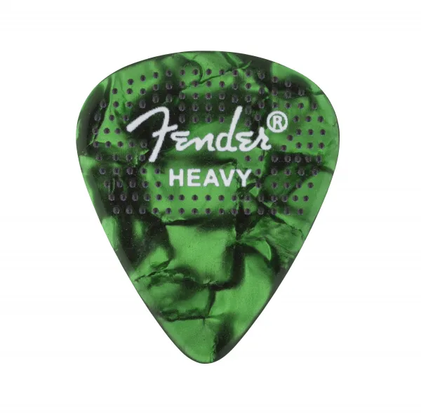 Fender 351 Dotted Celluloid Picks 12-Pack Heavy