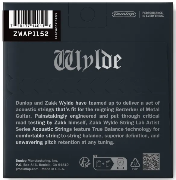 Dunlop Zakk Wylde Acoustic 11-52