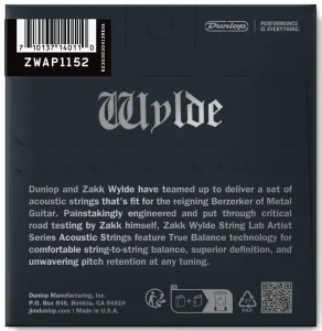 Dunlop Zakk Wylde Acoustic 11-52