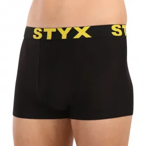 Pánske boxerky Styx športová guma čierne (G6960) M, trenky