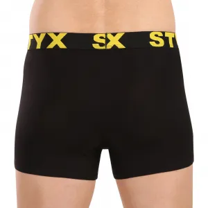 Pánske boxerky Styx športová guma čierne (G6960) M, trenky