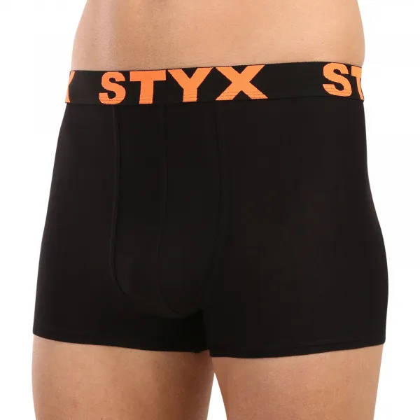 Pánske boxerky Styx športová guma čierne (G5960) M, trenky