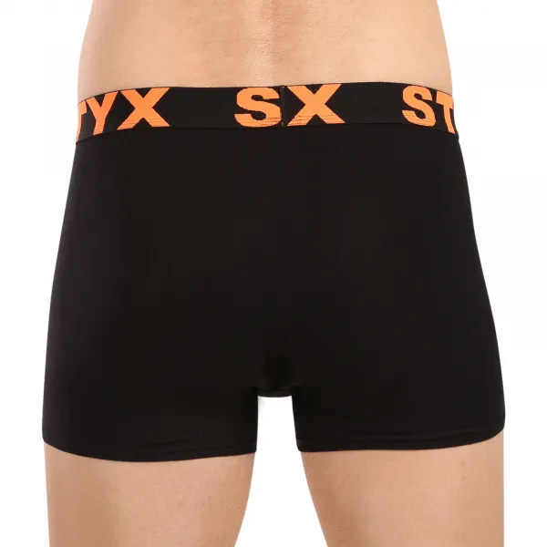 Pánske boxerky Styx športová guma čierne (G5960) M, trenky