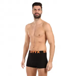 Pánske boxerky Styx športová guma čierne (G5960) M, trenky