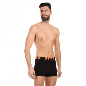 Pánske boxerky Styx športová guma čierne (G5960) M, trenky