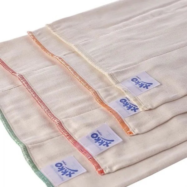 XKKO Organic Viacvrstvové plienky (4/8/4) NATURAL - Newborn