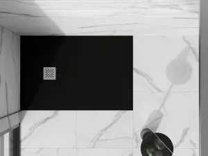 MEXEN - Stone+ sprchová vanička obdĺžniková 100x70, čierna 44707010