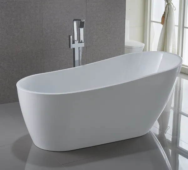 AQUALINE - TISA voľne stojaca vaňa 170x80cm, biela E1780