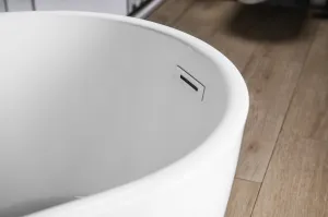 AQUALINE - TISA voľne stojaca vaňa 170x80cm, biela E1780